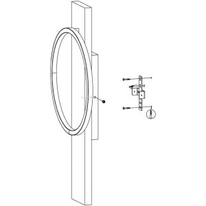 Aplique Interior LED BOYAL de Madera y Negro 12W 1700 lm – Eglo - Imagen 3