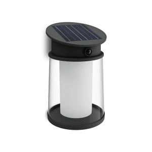Aplique Juda LED 1×3,2W 2700K Solar con Sensor Ultra Eficiente Negro IP44 – Philips - Imagen 2