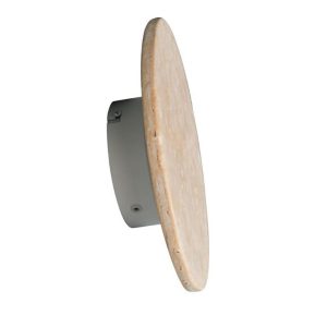 Aplique LED BOBBIN Travertino Ø23cm 4W 370lm 3000K IP20 - TRIO Lighting - Imagen 4