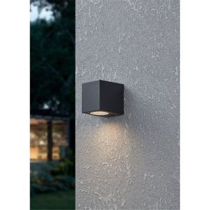 Aplique LED Cuadrado de Pared JABAGA para Exterior GU10 Incluida IP44 – Eglo - Imagen 2