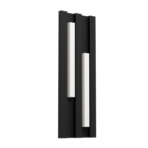 Aplique LED de Pared Exterior FANDINA Negro 2x4,2W 3000K IP55 – Eglo - Imagen 1