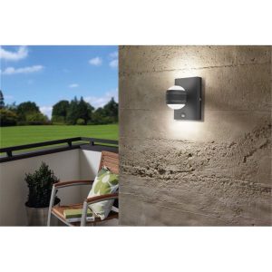 Aplique LED de Pared Exterior Sesimba Antracita con Sensor 3000K – Eglo - Imagen 4