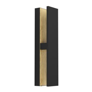 Aplique LED de Pared Moderno COSTORIO con Interior de Madera para Exterior 11,7W 3000K IP44 – Eglo - Imagen 1