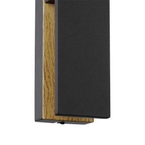 Aplique LED de Pared Moderno COSTORIO con Interior de Madera para Exterior 11,7W 3000K IP44 – Eglo - Imagen 2