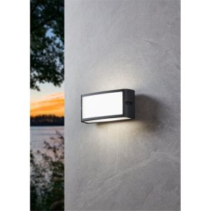 Aplique LED Exterior CAMARDA Antracita con Luz Frontal Arriba y Abajo 4000K IP54 – Eglo - Imagen 2