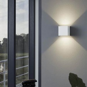 Aplique LED Exterior Cuadrado CALPINO de Aluminio IP54 – Eglo - Imagen 2