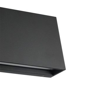 Aplique LED Exterior Moderno SPONGANO Negro 9,5W IP65 – Eglo - Imagen 4