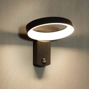 Aplique LED Exterior PERNATE Antracita con Sensor de Movimiento 3000K IP44 – Eglo - Imagen 2