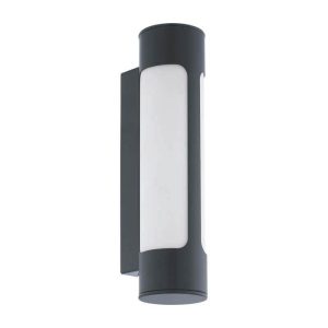 Aplique LED Exterior TONEGO Antracita Cilíndrico 12W 1000 lm 3000K IP44 – Eglo - Imagen 1