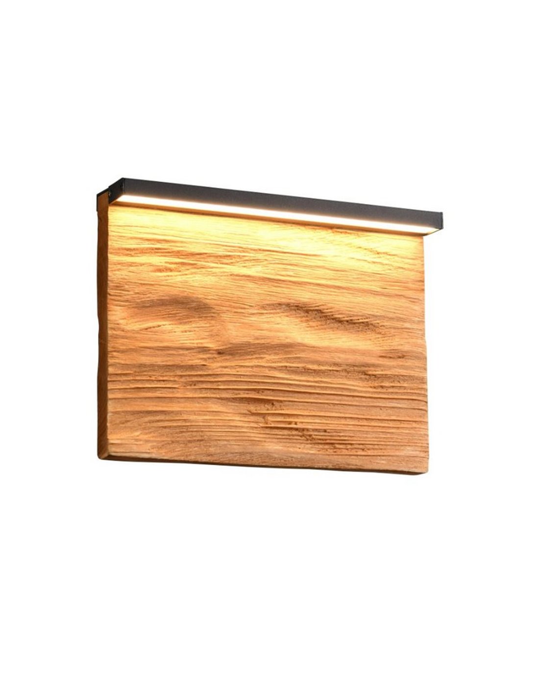 Aplique LED Kalea pequeño 20cm 7.5W 800lm 3000K IP20 Trio Lighting detalle iluminación superior cálida