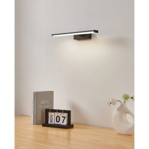 Aplique LED para Espejo GALENZANA-E Negro IP44 900 lm 4000K 40 cm Baño – Eglo - Imagen 2