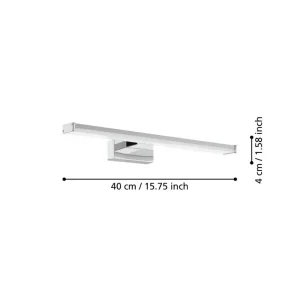 Aplique LED para Espejo GALENZANA-E Níquel IP44 900 lm 4000K 40 cm Baño – Eglo - Imagen 3