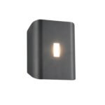 Aplique LED Santerno 7.5W 850lm 3 tonos IP44 antracita Trio Lighting vista perspectiva