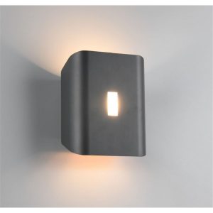 Aplique LED SANTERNO 7.5W 850lm 3 Tonos 2300-3000-4000K IP44 Antracita - TRIO Lighting - Imagen 2