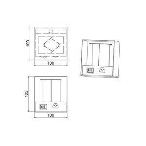 Aplique LED TALENT sin Cables 5W Negro con Sensor IP44 - TRIO Lighting - Imagen 5