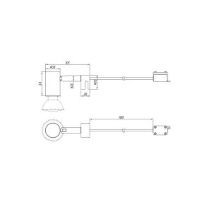 Aplique LORENZO Orientable GU10 5W IP44 baño - TRIO Lighting - Imagen 6