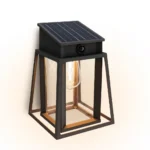 tiendas deco aplique lysin led 1 x 32w 2700k solar con sensor ultra eficiente negro ip44 philips 1