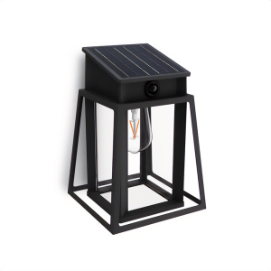 Aplique Lysin LED 1×3,2W 2700K Solar con Sensor Ultra Eficiente Negro IP44 – Philips - Imagen 2