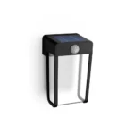 tiendas deco aplique shroud cl led 1 x 23w 2700k solar negro ip44 philips 1