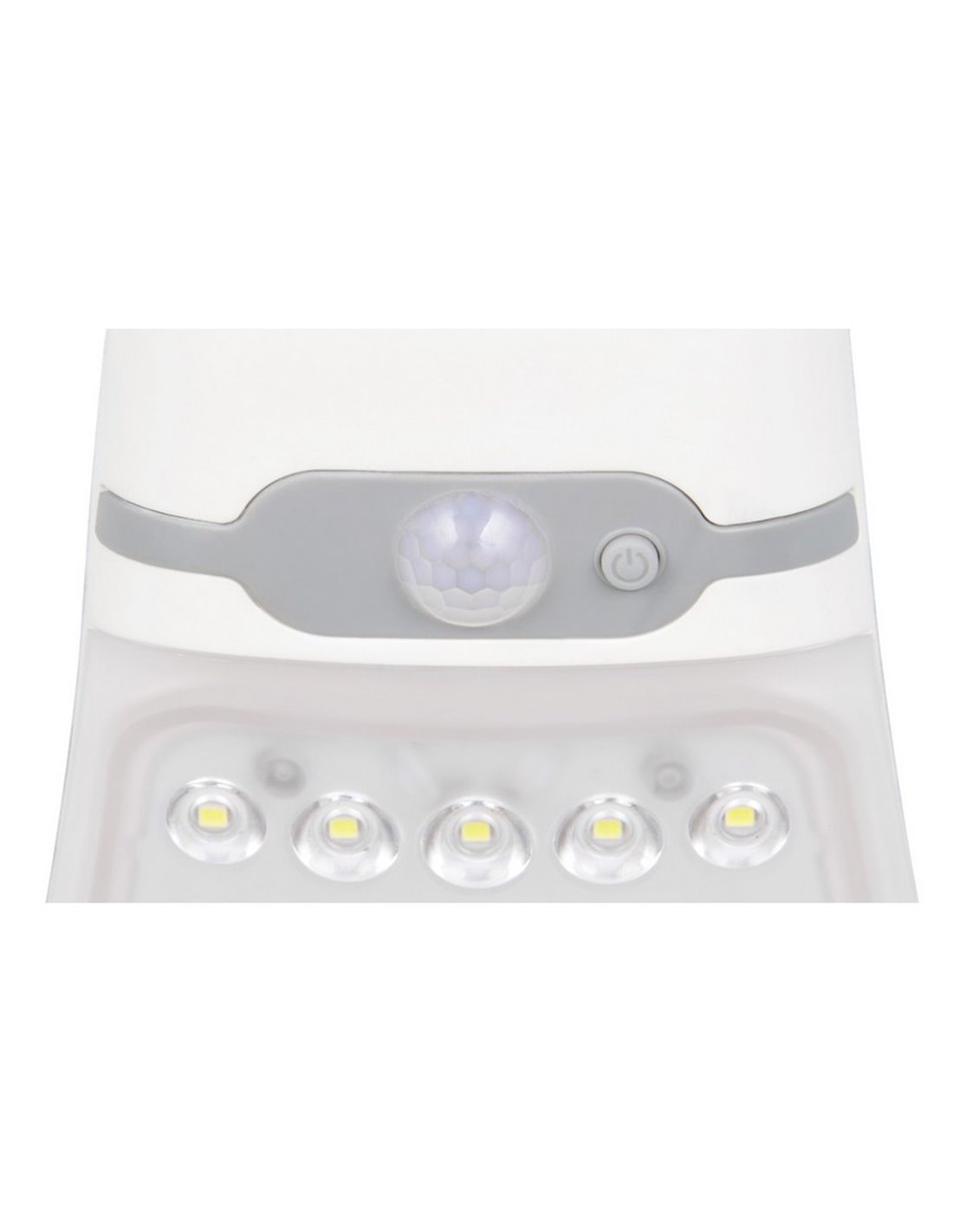 Aplique solar LED Diadema 3.5W 300lm 4000K orientable con sensor detalle sensor y LEDs