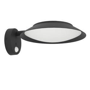 Aplique Solar LED Exterior CERRISI Redondo con Sensor de Movimiento 7W 3000K IP44 – Eglo - Imagen 1