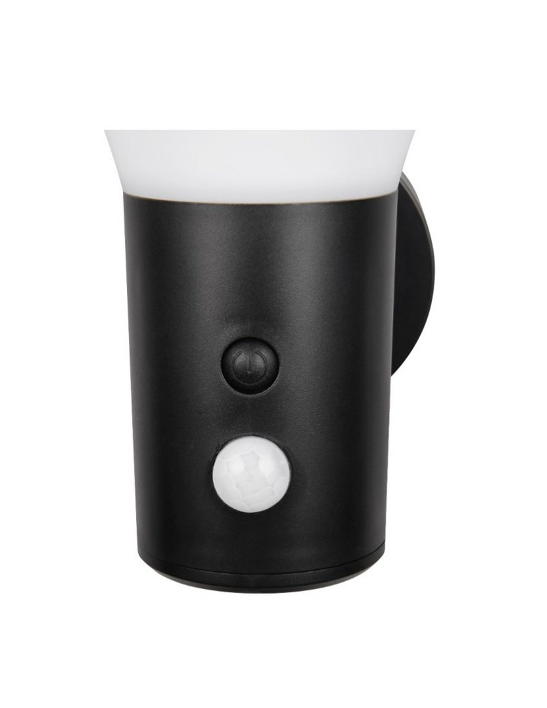 Aplique solar LED Gorda 3.5W 500lm 4000K IP44 regulable con sensor Trio Lighting vista frontal con sensor