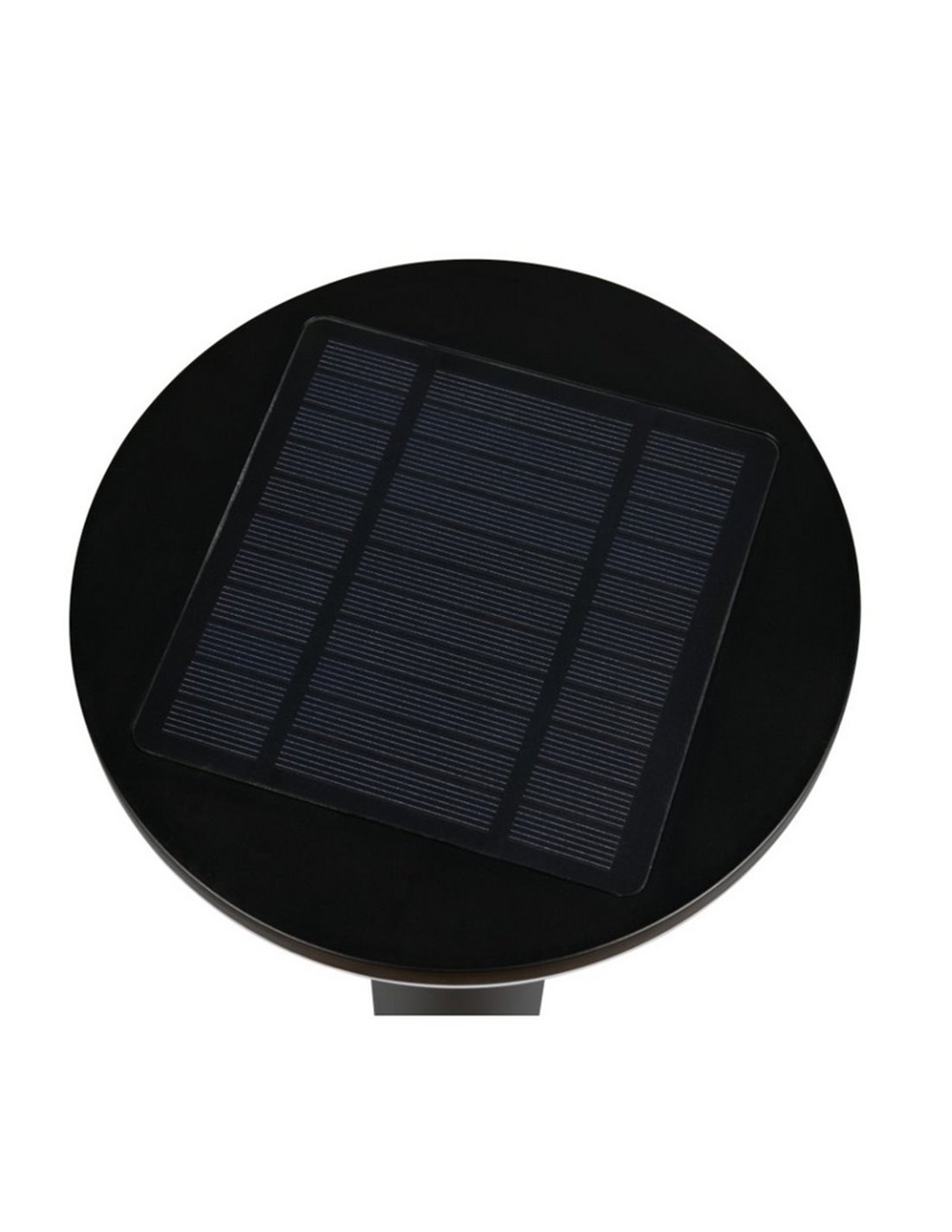 Aplique solar LED Gorda 3.5W 500lm 4000K IP44 regulable con sensor Trio Lighting detalle panel solar