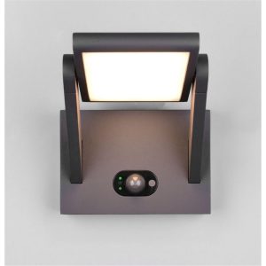 Aplique Solar LED MALAWI 5W 700lm 2300-4000K IP44 Antracita con Sensor - TRIO Lighting - Imagen 2