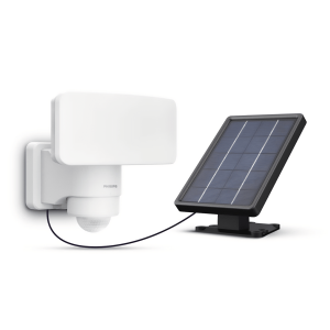 Aplique Tylus LED 1×6W 3000K Solar con Sensor Ultra Eficiente Blanco IP44 – Philips - Imagen 1