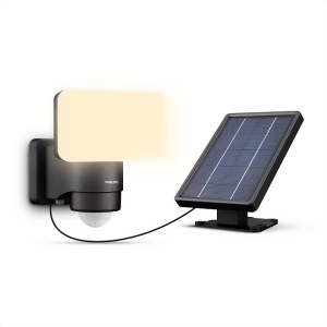 Aplique Tylus LED 1×6W 3000K Solar con Sensor Ultra Eficiente Negro IP44 – Philips - Imagen 1