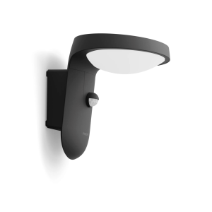 Aplique Tyla LED 1×1,2W 3000K Solar con Sensor Antracita IP44 – Philips - Imagen 1