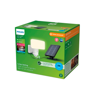 Aplique Tylus LED 1×6W 5000K Solar con Sensor Ultra Eficiente Blanco IP44 – Philips - Imagen 3