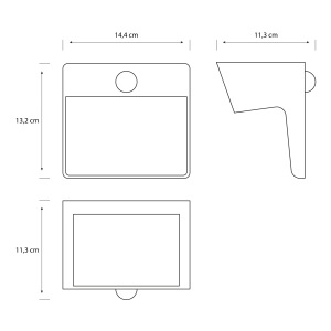 Aplique Yarixa LED 1×2,2W 2700K Solar con Sensor Negro IP44 – Philips - Imagen 3