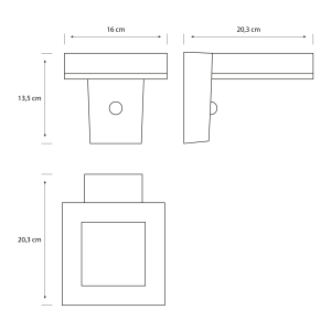 Aplique Zonal C LED 1×1,3W 3000K Solar con Sensor Ultra Eficiente Negro IP44 – Philips - Imagen 4