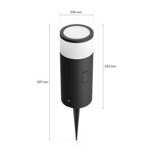 Baliza Calla Extensión P 24V Philips Hue Negro White & Colors - Imagen 4