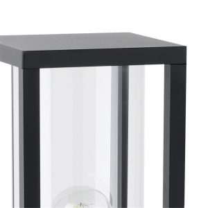 Baliza de Exterior CASCINETTA en Aluminio Negro con Casquillo E27 IP54 – Eglo - Imagen 5