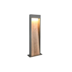 Baliza LED SALMON 60cm 11W 1200lm 3000K IP44 Efecto Madera - TRIO Lighting - Imagen 1
