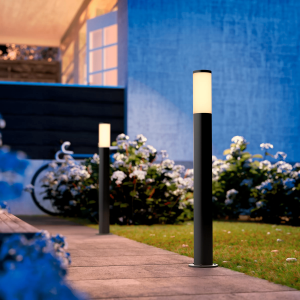 Baliza Utrech G Antracita Sin Bombilla IP44 – Philips - Imagen 4