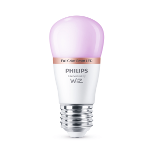 Bombilla Esférica LED E27 Philips WiZ RGB 2200K–6500K 4,9W Mate - Imagen 1