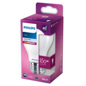Bombilla Estándar LED 100W Equivalente E27 4000K Luz Fría Mate No Regulable – Philips - Imagen 2