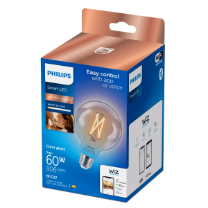 Bombilla Globo G95 Philips WiZ 2700K–6500K 7W E27 Clara - Imagen 2