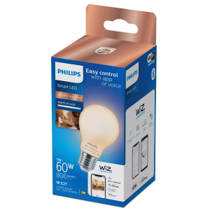 Bombilla LED A60 Philips WiZ 2700K–6500K 7W E27 Mate - Imagen 2