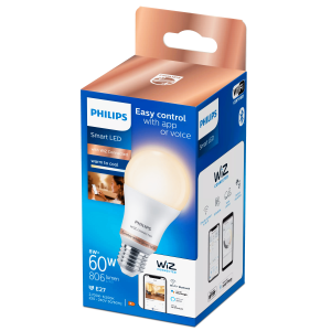 Bombilla LED A60 Philips WiZ 2700K–6500K 8W E27 Mate - Imagen 2