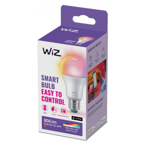 Bombilla LED A60 Philips WiZ RGB 2200K–6500K 8W E27 Mate - Imagen 2