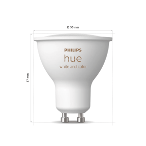 Bombilla LED GU10 Philips Hue White & Colors 4,2W - Imagen 4