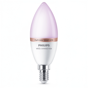 Bombilla Vela Philips WiZ RGB 2200K–6500K 4,9W E14 Mate - Imagen 1