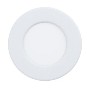Downlight LED Empotrable FUEVA 6 Blanco IP44 CCT Ø88 mm 3,7W 450 lm – Eglo - Imagen 1