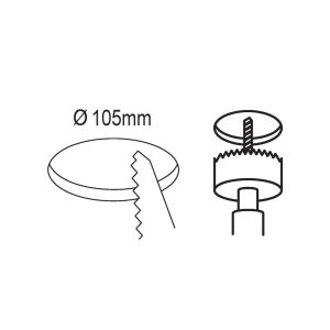 Downlight LED Empotrable Negro FUEVA 5 Ø105 mm 5,5W 650 lm IP20 – Eglo - Imagen 3