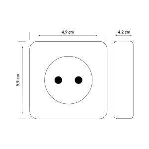 Enchufe Inteligente WiZ Blanco - Imagen 4