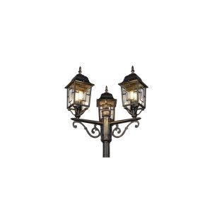 Farola exterior VOLTURNO 3 Luces 200cm E27 60W IP23 - TRIO Lighting - Imagen 2